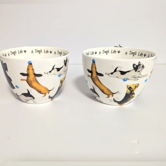 Portobello Bone China A Dog's Life Jumbo Mug Set - Picture 2 of 6
